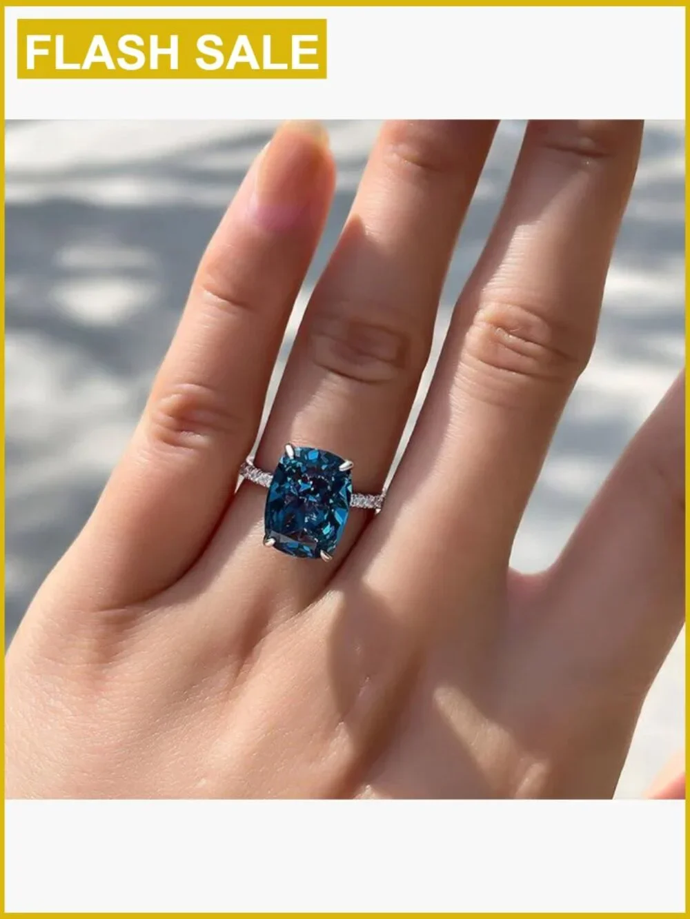 925 Sterling Silver Solitaire Halo Ring Cubic Zirconia Engagement Style